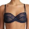 MARIE JO Jane Horizontal Seam Balcony Bra - Velvet Blue