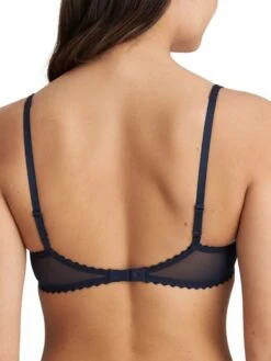 MARIE JO Jane Half Padded Balcony Bra - Velvet Blue 6 MARIE JO Jane Half Padded Balcony Bra - Velvet Blue -Outlet Soft Curve Bra Store 0101335vel 20back