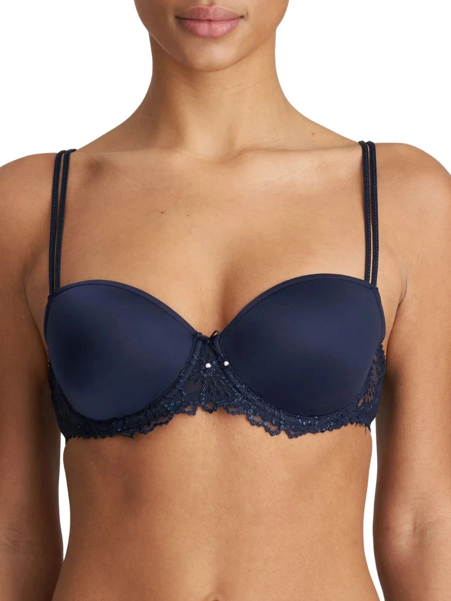 MARIE JO Jane Padded Balcony Bra - Velvet Blue 1 MARIE JO Jane Padded Balcony Bra - Velvet Blue