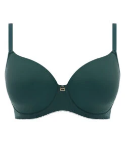 FREYA Snapshot Demi Plunge Moulded Bra - Deep Emerald -Outlet Soft Curve Bra Store 84