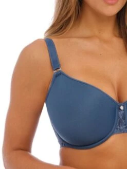 FANTASIE Reflect Moulded Spacer Bra - Evening Blue -Outlet Soft Curve Bra Store BraFor Me Fantasie Lingerie Reflect Evening Blue EVE FL101810 FC