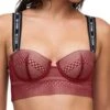 Chantelle No Icons Bandeau Foam Bra - Raspberry