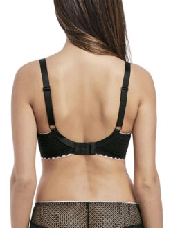 FREYA Daisy Lace Balcony K Cup Bra - Noir 4 FREYA Daisy Lace Balcony K Cup Bra - Noir -Outlet Soft Curve Bra Store Daisy Lace K Cup Bra 5132 Noir Back