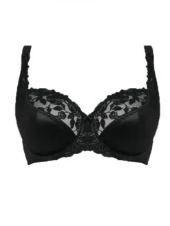FANTASIE Belle Balcony Bra - Black -Outlet Soft Curve Bra Store Fantasie Belle Underwired Bra 6010 Black No Model
