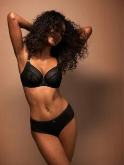 FREYA Starlight Side Support Bra - Black -Outlet Soft Curve Bra Store FreyaStarlightAA5201BLKBlackBraLS