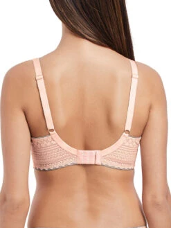 FREYA Daisy Lace Balcony Bra - Blush -Outlet Soft Curve Bra Store Freya Daisy Lace 5131 Blush Back