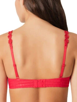 MARIE JO Avero Padded Heartshape Bra - Scarlet -Outlet Soft Curve Bra Store Marie Jo Sweetheart Bra 0100416 Scarlet Back