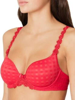 MARIE JO Avero Padded Heartshape Bra - Scarlet -Outlet Soft Curve Bra Store Marie Jo Sweetheart Bra 0100416 Scarlet Side