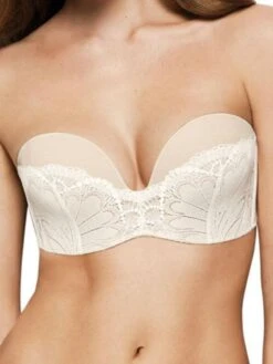 Wonderbra Refined Glamour Ultimate Strapless Bra - Ivory