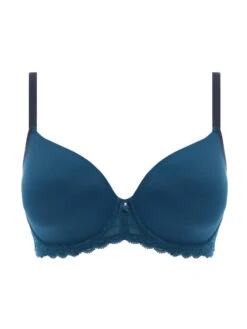 FREYA Offbeat Moulded Demi T-Shirt Bra - Poseidon -Outlet Soft Curve Bra Store aa5450 psn cut freya lingerie offbeat poseidon underwired moulded demi t shirt bra