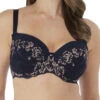 FANTASIE Aubree Padded Half Cup Bra - Navy