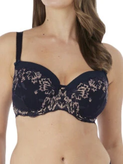 FANTASIE Aubree Padded Half Cup Bra - Navy
