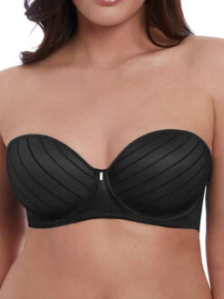 FREYA Cameo Strapless Moulded Bra - Black
