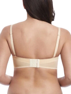 FREYA Cameo Strapless Moulded Bra - Sand 12 FREYA Cameo Strapless Moulded Bra - Sand -Outlet Soft Curve Bra Store braforme aa3163 sad freya lingerie cameo sand underwired deco strapless moulded bra b1