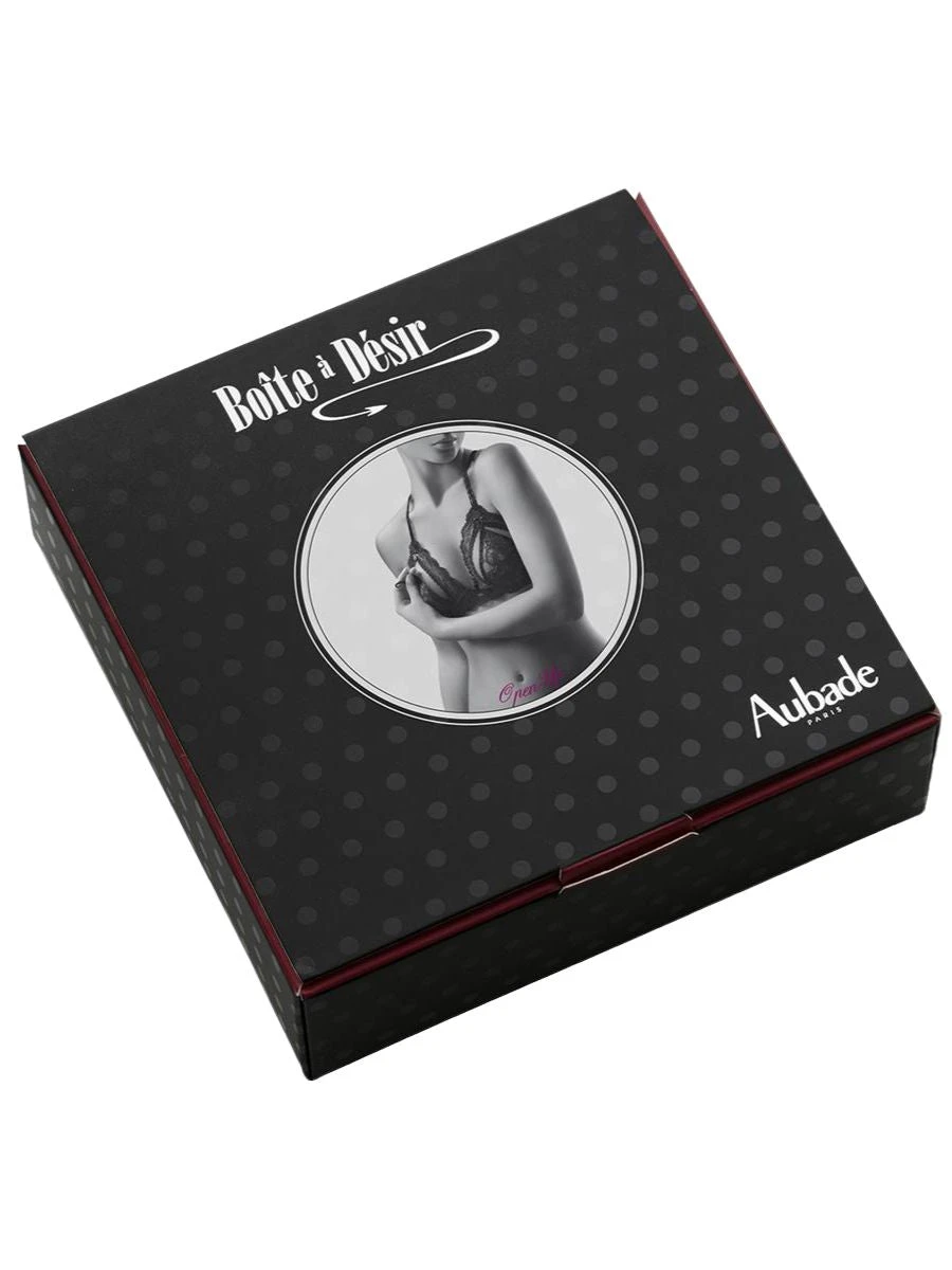 Aubade Boîte à Désir Open Up Triangle Bra - Noir 2 Aubade Boîte à Désir Open Up Triangle Bra - Noir - Image 2