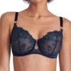 Aubade Velvet Memories Half Cup Bra - Twilight