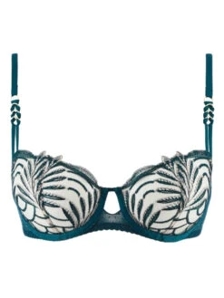 Aubade Hypnolove Half Cup Bra - Evergreen -Outlet Soft Curve Bra Store braforme aubade ldf14 eve c