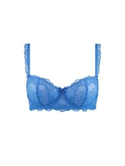 Aubade Danse Des Sens Half Cup Bra - Cornflower 9 Aubade Danse Des Sens Half Cup Bra - Cornflower -Outlet Soft Curve Bra Store braforme aubade lingerie bras danse des sens og14 blet p