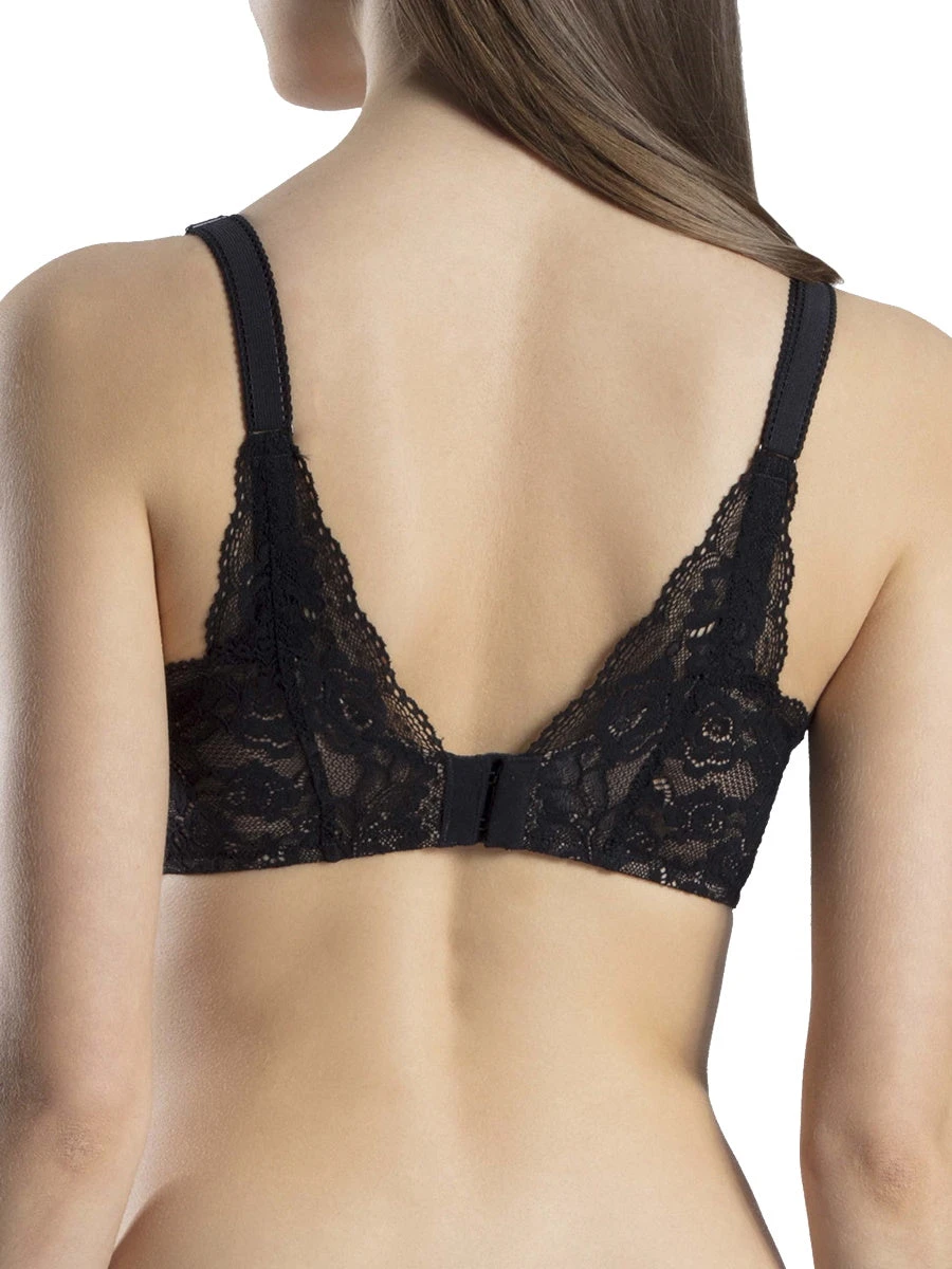 Aubade Rosessence Half Cup Bra - Noir 2 Aubade Rosessence Half Cup Bra - Noir - Image 2