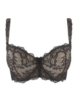 Aubade Danse Des Sens Half Cup Bra - Noir 15 Aubade Danse Des Sens Half Cup Bra - Noir -Outlet Soft Curve Bra Store braforme aubade lingerie bras og14 noir p