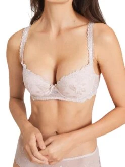 Aubade Softessence Underwired Moulded Half Cup Bra - Skin 8 Aubade Softessence Underwired Moulded Half Cup Bra - Skin -Outlet Soft Curve Bra Store braforme aubade lingerie half cup bra tmn04 skin f