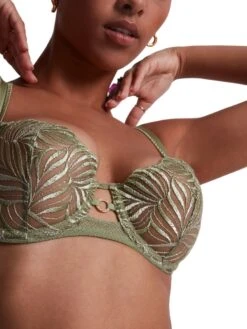 Aubade Paradis Exotique Half Cup Bra - Amazonia -Outlet Soft Curve Bra Store braforme aubade lingerie lff14 amazonia c