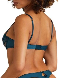 Aubade Lovessence Half Cup Bra - Imperial Green -Outlet Soft Curve Bra Store braforme aubade lovessence rmf14 img b