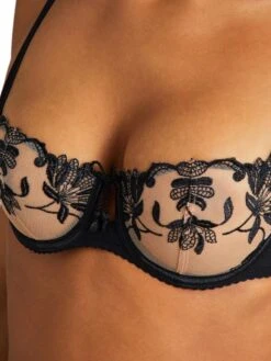 Aubade Lovessence Half Cup Bra - Noir -Outlet Soft Curve Bra Store braforme aubade lovessence rmf14 noi cl