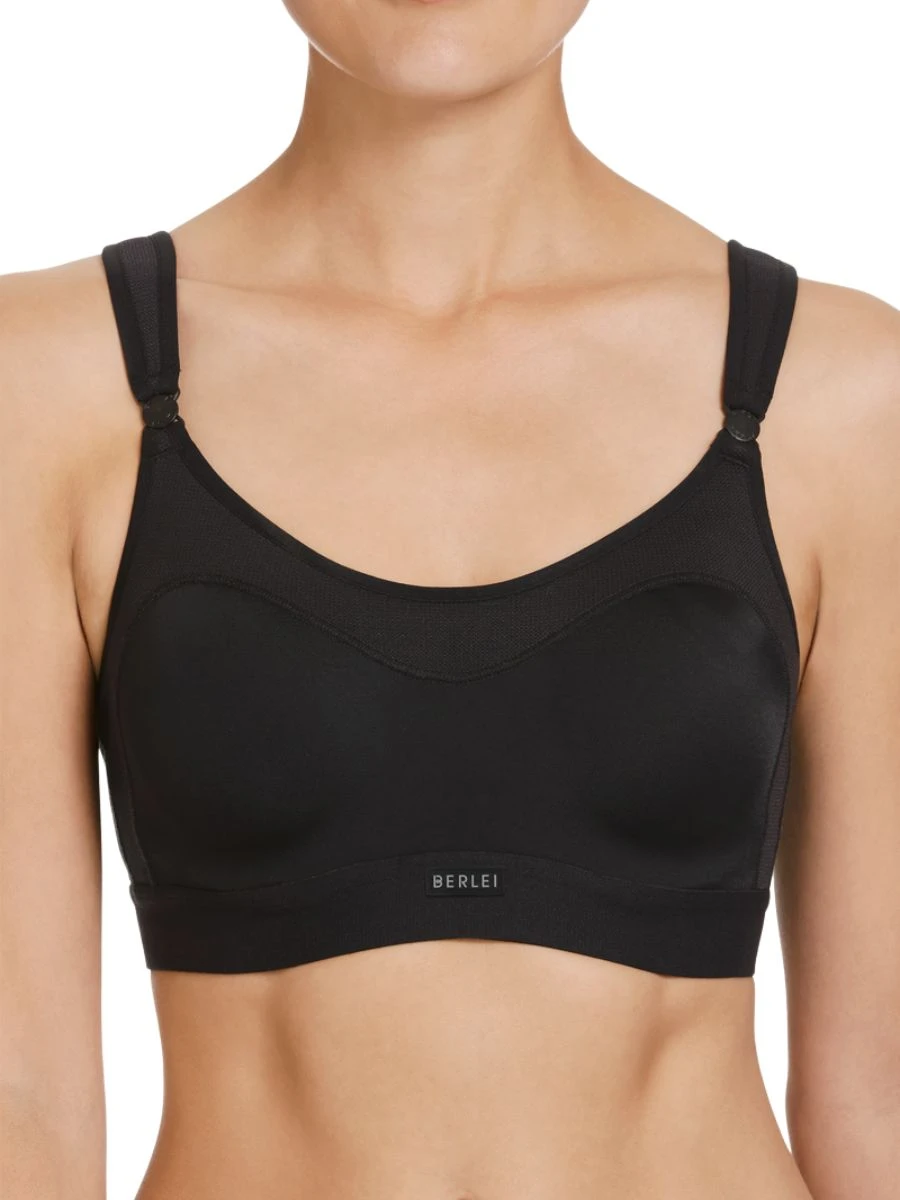 Berlei Ultimate Performance Crop Top - Black 1 Berlei Ultimate Performance Crop Top - Black