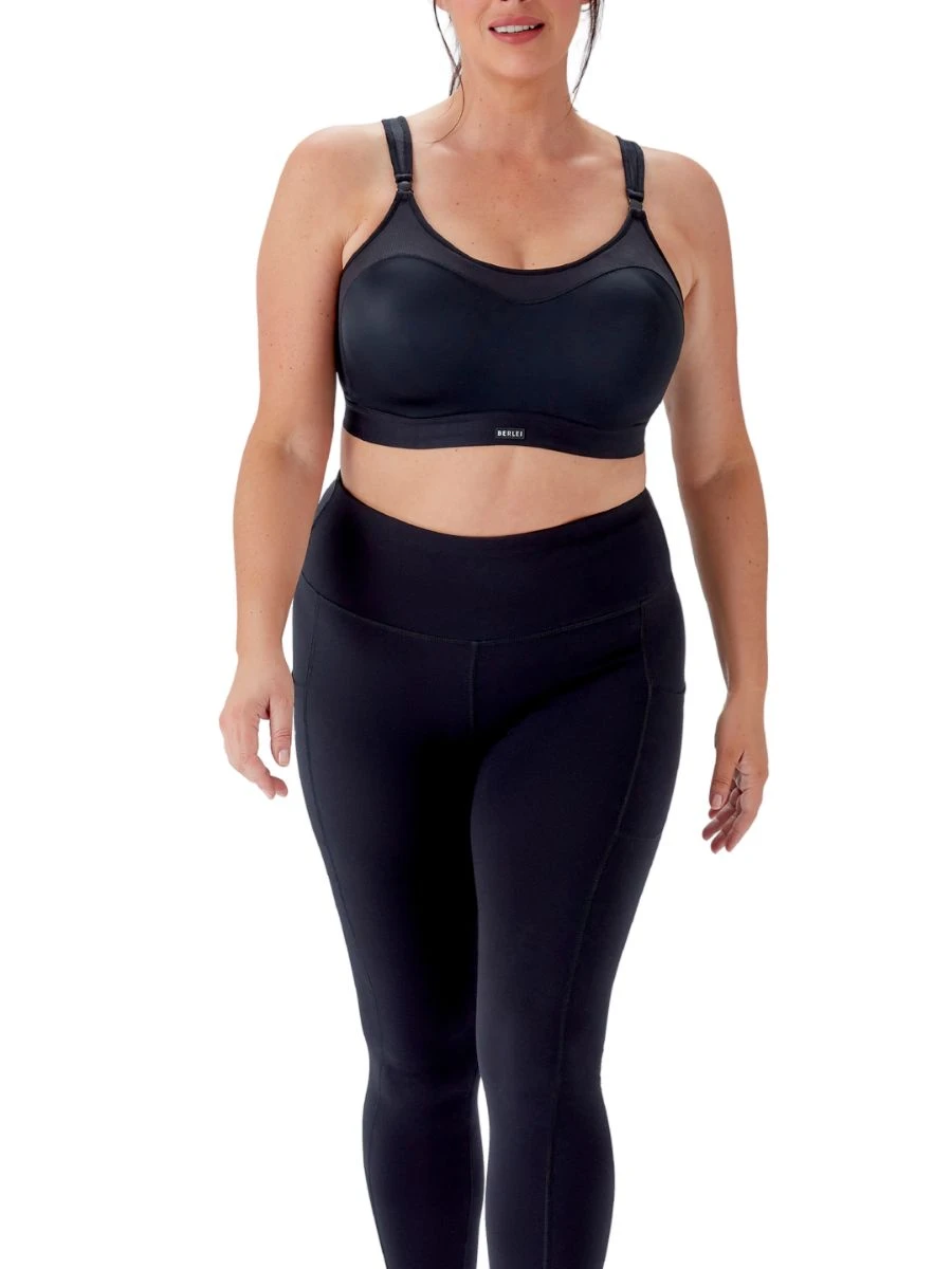 Berlei Ultimate Performance Crop Top - Black 6 Berlei Ultimate Performance Crop Top - Black - Image 6