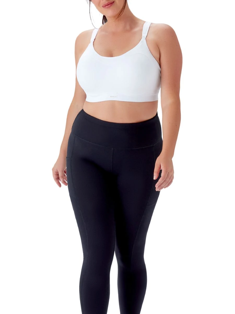 Berlei Ultimate Performance Crop Top - White 5 Berlei Ultimate Performance Crop Top - White - Image 5