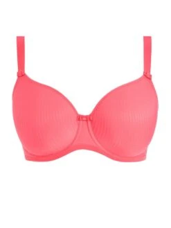 FREYA Idol Moulded Balcony Bra - Sunkissed Coral -Outlet Soft Curve Bra Store braforme bra freya idol 1050 sul plain