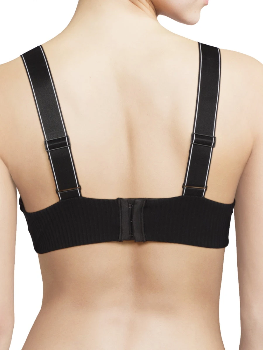 Honoré Bandeau Bra - Black 2 Honoré Bandeau Bra - Black - Image 2