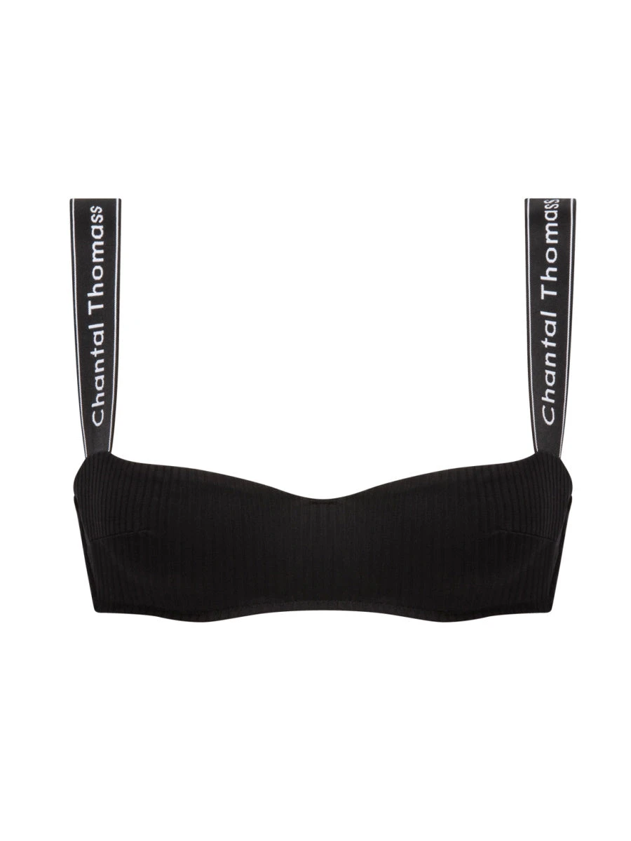 Honoré Bandeau Bra - Black 4 Honoré Bandeau Bra - Black - Image 4