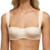 Honoré Bandeau Bra - Talc/Opal