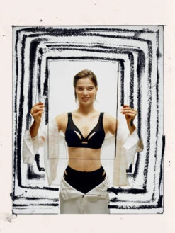 Sharp T-Shirt Bra - Black -Outlet Soft Curve Bra Store braforme chantal thomass lingerie t06e20 shapr bra black 011 ls1