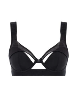 Sharp T-Shirt Bra - Black -Outlet Soft Curve Bra Store braforme chantal thomass lingerie t06e20 shapr bra black 011 p