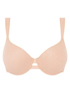 Chantelle Smooth Lines Covering Memory Bra - Golden Beige