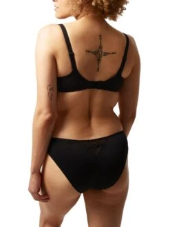 Chantelle Fleurs Half Cup Memory Bra - Black -Outlet Soft Curve Bra Store braforme chantelle c12m60 011 b