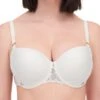 Chantelle Fleurs Half Cup Memory Bra - Ivory/Gold