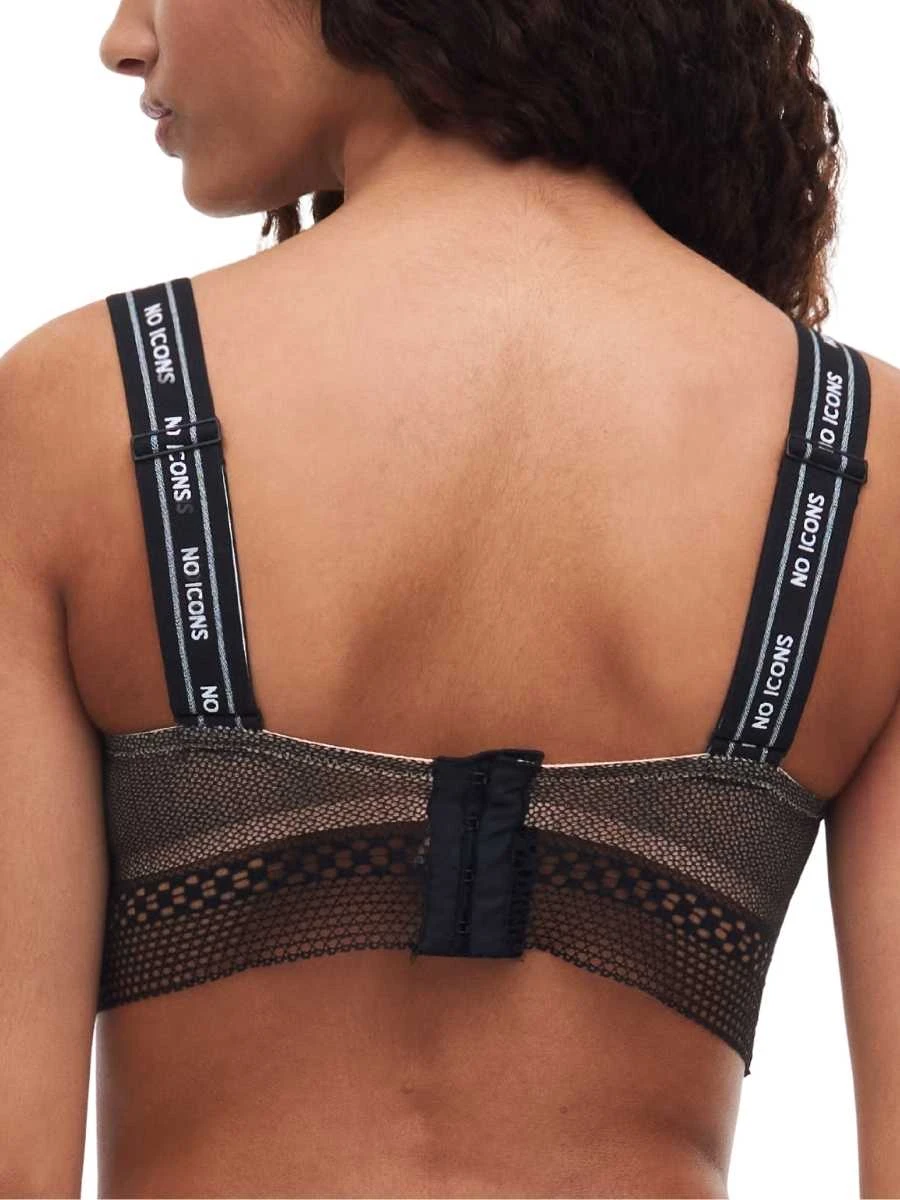 Chantelle No Icons Bandeau Foam Bra - Black 4 Chantelle No Icons Bandeau Foam Bra - Black - Image 4