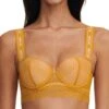 Chantelle No Icons Bandeau Foam Bra - Ginger