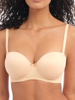 FREYA Deco Strapless Moulded Bra - Nude -Outlet Soft Curve Bra Store braforme deco aa4234 uw moulded plunge bra nue black f2