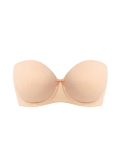 FREYA Deco Strapless Moulded Bra - Nude -Outlet Soft Curve Bra Store braforme deco aa4234 uw moulded plunge bra nue black p