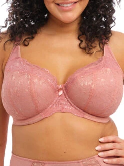 ELOMI Brianna Half Cup Bra - Ash Rose