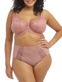 ELOMI Brianna Half Cup Bra - Ash Rose -Outlet Soft Curve Bra Store braforme elomi brianna el8081 half cup bra ase ash rose full