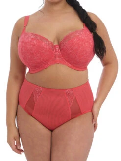 ELOMI Brianna Half Cup Bra - Cayenne -Outlet Soft Curve Bra Store braforme elomi brianna el8081 half cup bra cyn cayenne full