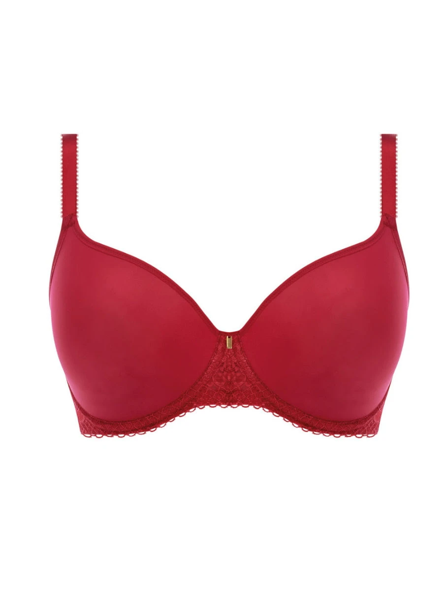 FANTASIE Ann-Marie T-Shirt Bra - Red 3 FANTASIE Ann-Marie T-Shirt Bra - Red - Image 3