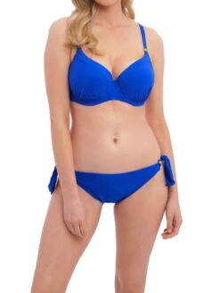 FANTASIE Ottawa Gathered Moulded Bikini Top - Pacific Blue -Outlet Soft Curve Bra Store braforme fantasie ottawa bikini top fs6353pac pacific blue full