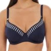 FANTASIE San Remo Moulded Gathered Bikini Top - Ink